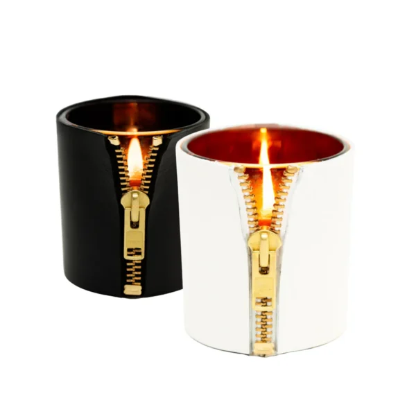 The Provocateur Designer Luxury Zipper Candle Scented Black Currant Nights - Image 3