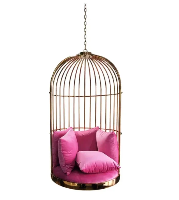 Rouge Collection Bird Cage Throne Chair - Image 2